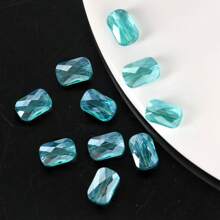 10 peças Contas de Vidro Facetadas de Qualidade Premium 7*9mm, Contas de Grade de Cristal Artificial de Vidro para Fabricação de Joias DIY