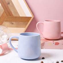 Cană ceramică minimalistă, culoare solidă, cu burtă mare, căni de cafea foarte atractive, lapte, cupluri, cadouri, absolvire, uz zilnic, festival, cană de apă de mare capacitate pentru întoarcerea la școală - Multicolor - Vizualizare 10