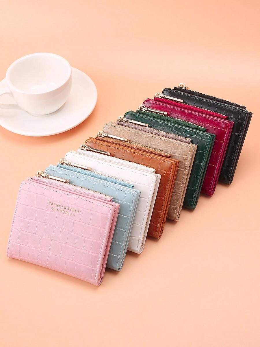 Folding Camera Piccole Donne Libro Portafoglio Da Donna In Vera