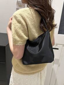Fashion Women Nylon Shoulder Bucket Bag With Letter Print