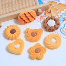 10 chiếc Đồ chơi mô phỏng thực phẩm bằng nhựa ngẫu nhiên Vật liệu tự làm, bao gồm trang trí vỏ điện thoại, bộ phận làm đồ trang sức và trang trí phẳng sáng tạo - Đồ chơi thực phẩm mô phỏng - Xem 11