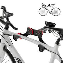 Bicycle Wall-Mounted Hanging Hook Rack Retractable Parking Bracket For Mountain And Road Bikes - Black - View 2