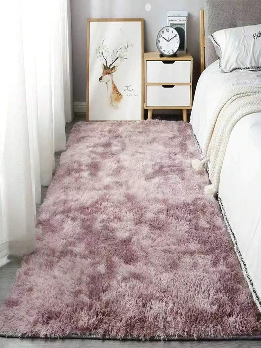 1 pieza Alfombra extra suave y esponjosa de alta gama, con acolchado de espuma de 1 cm, cómoda para andar descalzo, alfombra esponjosa para dormitorio, sala de estar, decoración del hogar, preciosa y lujosa alfombra antideslizante, para el hogar, picnic al aire libre