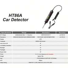 Stylo testeur de tension automatique - Rétro-éclairage numérique et maintien des données - Sonde de diagnostic de défaut de circuit de voiture