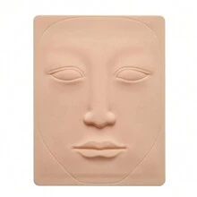 3pcs Eyes Lip Face 3types Tattoo Training 3D Silicone Permanent Makeup Practice Skin Eye For Microblading Tattoo Machine Beginner - Apricot - View 8