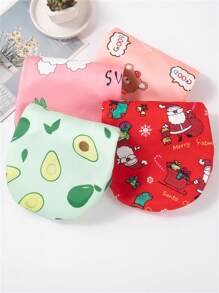 1件寵物貓衣服,冬季保暖貓咪連帽衫,防止脫毛,銀色漸層主題 - 藕粉色 - 查看 8