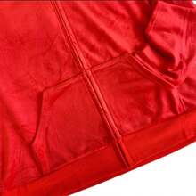 Juicy Couture 女士 Jc Cursive 金色闪光徽标连帽衫 Xl 红色 - 紅色 - 查看 3