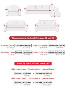 1pc Waterproof Jacquard Universal Sofa Cover With Plush For All Seasons, Anti-Dirty And Scratch-Resistant Sofa Cover - Dark Grey - View 2