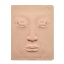 3pcs Eyes Lip Face 3types Tattoo Training 3D Silicone Permanent Makeup Practice Skin Eye For Microblading Tattoo Machine Beginner - Apricot - View 16