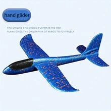 手動發射EPP泡沫滑翔玩具戰鬥機，可用於特技飛行和航空模型製作 - 多色 - 查看 5