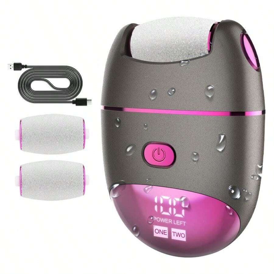 Electric Foot Callus Remover, 2 Speeds Electric Foot File, Rechargeable