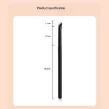 Triangle Flat Brush For Concealer, Precisely Conceal Tear Troughs, Nasolabial Folds, Highlights And Contours With Streak-Frees - Black - View 8