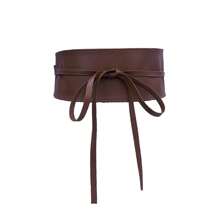 Ceinture large pour femme en PU, ceinture de rallonge pour robe, chemise, élégante pour Halloween