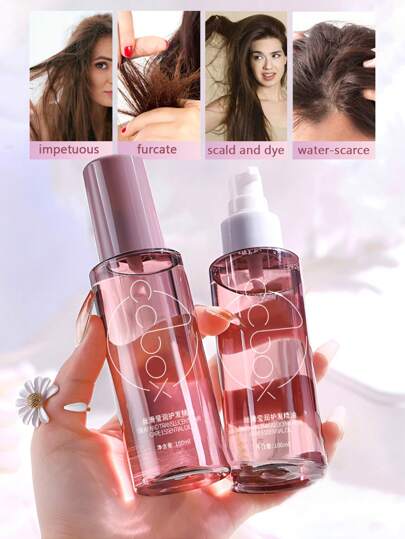 1pc Essential Oil For Women's Hair Care, Hair Oil, Hair Care Oil, Moisturizing Hair, Improve Dry And Damaged, Frizzy Knots, Color Damaged Hair, Smooth And Shiny, Spray A Spray Care Of Your Hair To Make Your Hair Resilient, Suitable For Daily Hair Care,