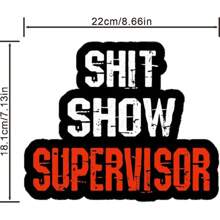 有趣的熱轉印貼紙，展示主管，DIY熨衣貼花貼，適用於衣物、製作T卹、枕頭裝飾、裝飾物供應品 - 多色 - 查看 2