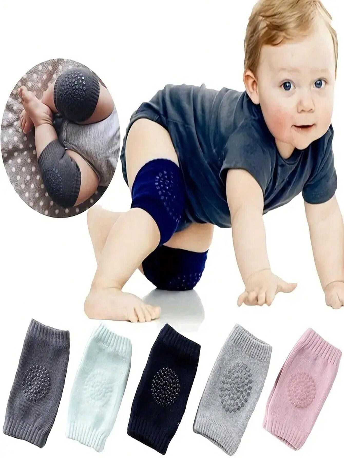 Genouillères rampantes pour bébé Rose