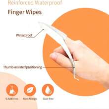 32 Peças Lenços de Limpeza para Dedos de Bebê, Limpador de Língua para Recém-Nascidos, Escova de Dentes para Dedos de Bebê para Limpeza de Dentes, Limpa Superfície da Língua, Adequado para Bebês de 0 a 36 Meses