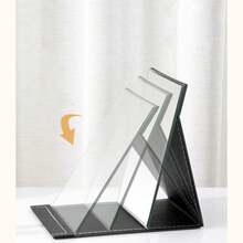 一款便攜式折疊手持式化妝鏡，大號梳妝台鏡子，單層桌面明鏡適合日常使用，特別適合學生宿舍 - 彩色 - 查看 10