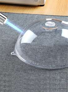 Thicken Microwave Friendly High Temperature Resistant Dish Food Cover, Oil Splash Guard, Anti-Dust Refrigerator Fresh Lid, Kitchen Tool - Transparent - View 4