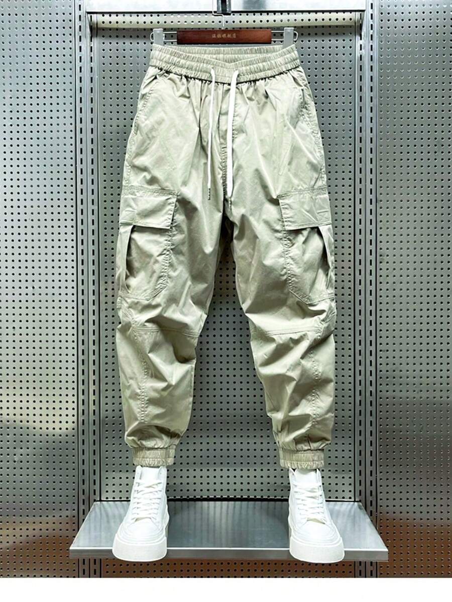 Men Pants - بني فاتح - مشاهدة 1