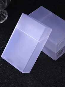 塑料便攜香煙盒，可容納20支香煙，輕薄，耐壓，防水，適用於硬包和軟包 - 彩色 - 查看 4