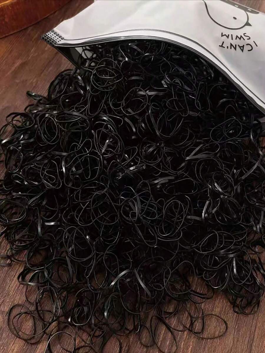 2000pcs Dopamine Colored Hair Ties, NonDamaging Hair Scrunchies, Multi