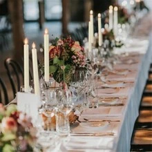 6Pcs, Flameless Candle Lights, LED Long Pole Candle Lights, Suitable For Halloween Christmas Valentine's Day Decoration (Batteries Not Included)