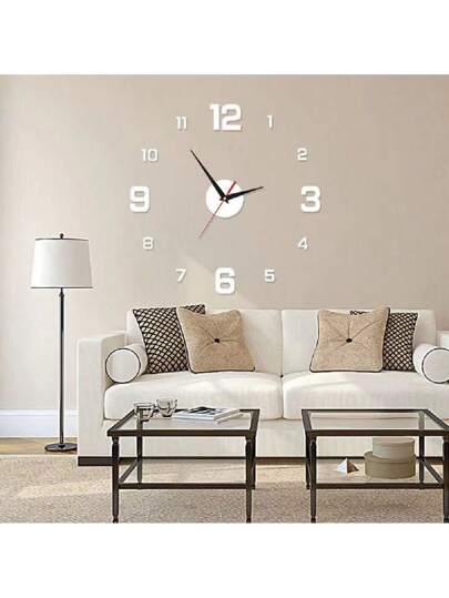 Night Verlichting Klok DIY Wand Creative Spiegel Finish Sticker Clock,Home ,Room Birthday Graduation Bedroom Dormitory Back To School view 6