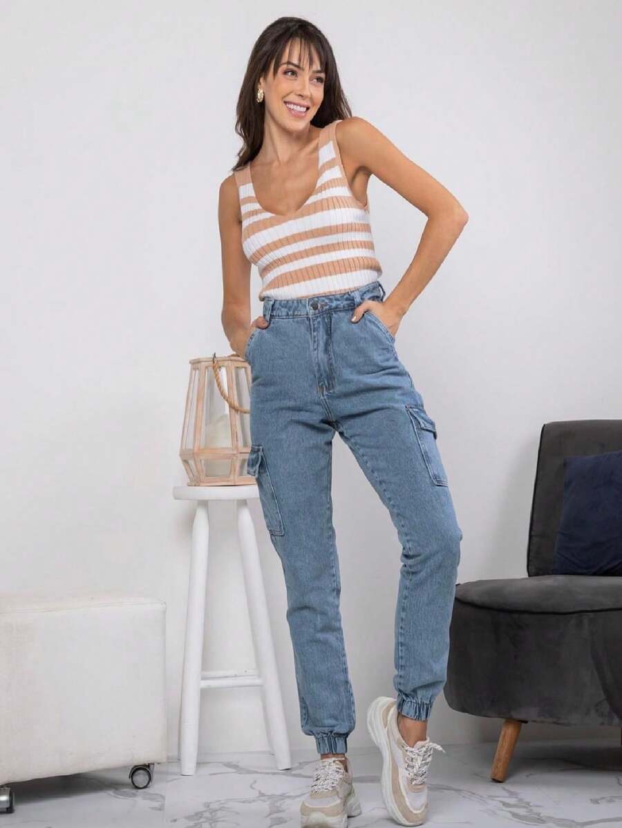 Women Jeans - Rửa nhẹ - Xem 1