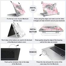 適用於蘋果筆記本電腦Air 13，M2 Apple Laptop Pro 13 2020/2021，M1 Apple Laptop Pro 14和Apple Laptop Pro 15，蘋果筆記本電腦Air 11，Apple Laptop Pro 16和Apple Laptop Air 12的相容性筆記本電腦套，彩色花卉印花圖案相容於蘋果筆記本電腦保護殼，微軟13.5英寸筆記本電腦保護殼，微軟15英寸筆記本電腦保護套和微軟12英寸筆記本電腦保護套。 - 彩色 - 查看 9