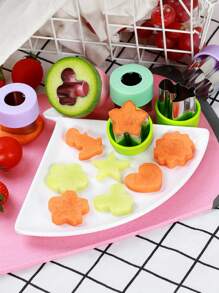 Set di forme tagliapasta per verdure da 1,5" - Mini tagliapasta per biscotti, stampini per frutta, dolci e paste per stampi da forno e accessori per integratori alimentari - Multicolore - Visualizzare 2
