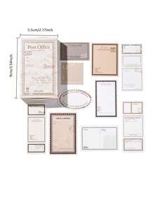 One Box Of 30 Retro Match Box Sticky Note Sticker Pack For Scrapbooking, DIY Decoration, Journaling And Planner Back To School