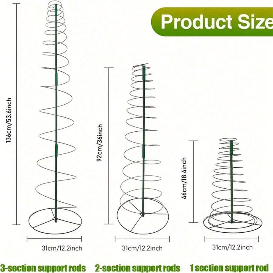 Plant Stand Climbing Pergola Spiral Hoop Stand Potted Vine Climbing