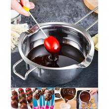 304  Stainless Steel Double Boiler Pot For Melting Chocolate, Candy And Candle Making - Silver - View 5