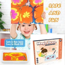 大理石彩繪藝術套件，適合6-12歲男女兒童，藝術工藝品套裝，最好的青少年彩繪耶誕節，生日和新年禮物，適合4-10歲兒童，大理石彩繪套件（顏色和細節隨機）。 - 彩色 - 查看 4