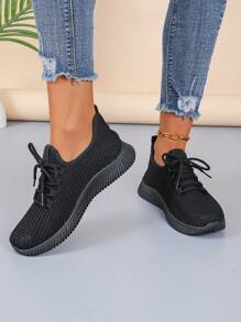 Summer Mesh Shoes Slip Resistant Breathable Sports Shoes Punchy Lightweight Running Casual Shoes