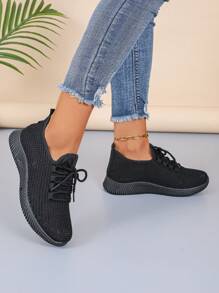 Summer Mesh Shoes Slip Resistant Breathable Sports Shoes Punchy Lightweight Running Casual Shoes