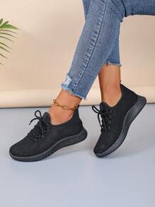 Summer Mesh Shoes Slip Resistant Breathable Sports Shoes Punchy Lightweight Running Casual Shoes