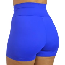 Women Sports Shorts - Blue - View 2