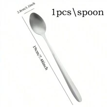 1入組「做讓你的靈魂快樂的事」鐫刻不鏽鋼咖啡匙、茶匙，啟發性禮物，適合男女朋友，鼓勵康復禮品 - 銀色 - 查看 6