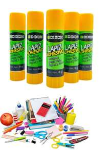 24 piezas Tubos de pegamento transparente de 8g Regreso a la escuela - Amarillo - Ver 2