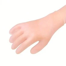 1 双保湿手套过夜，干手手套，男女手套，保湿硅胶护手防裂水疗家庭使用 - 卡其色 - 查看 8