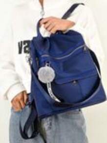Women's Waterproof Anti-Theft Backpack Latest Fashion 18012 - Grey - View 2