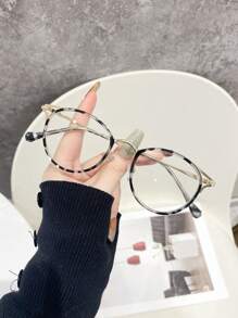 1 par de gafas de moda con diseño de orejas de gato, adecuadas para uso diario - Multicolor - Ver 1