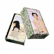 1 juego de cartas de papel de amor "Dive To You", con diseño de baraja en una caja de regalo, tarjeta de juego de estilo coreano romántico 12 * 7CM - Multicolor - Ver 6