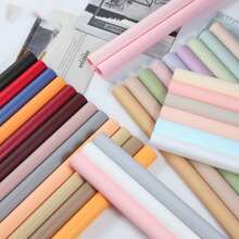 1 paquet de papier d'emballage imperméable de couleur unie pour bouquet de fleurs. Matériel pour fleuriste incluant 20 feuilles