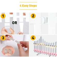 CHENGTUO 8 Pack Mini Garden Picket Fence Lighted LED Tree Railing Lawn Decor Holiday - White - View 9