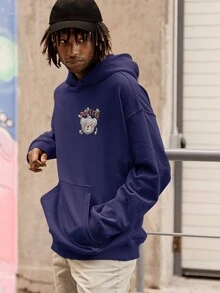 Men Sweatshirts - 藏蓝色 - 查看 4