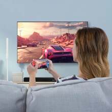 X7 HD Screen Mini Portable Video Game Console Handheld Game Player Built In Thousands Of Games Supports 10 Modes Seven Functions Include Video Recording And So On - Blue Red - View 3