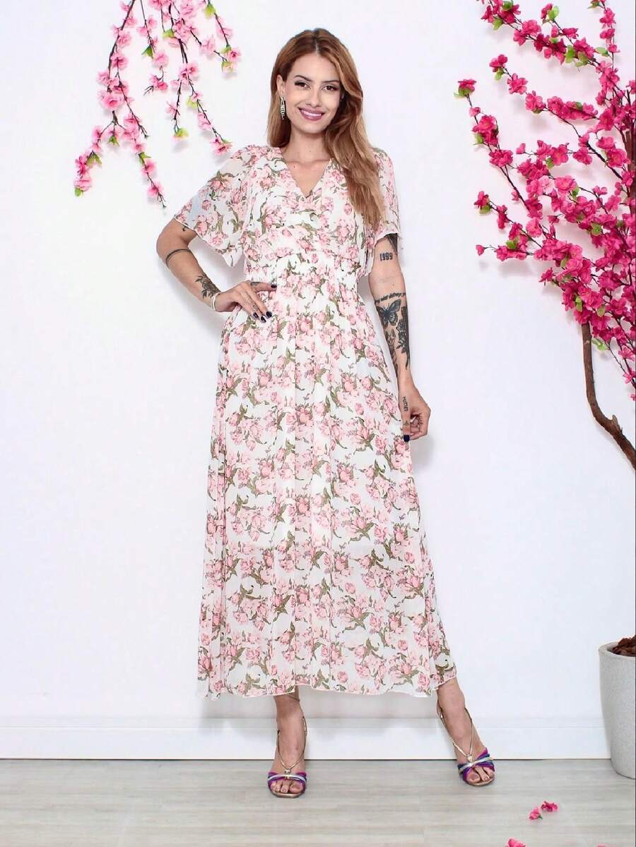 Women Dresses - 淺粉色 - 查看 1